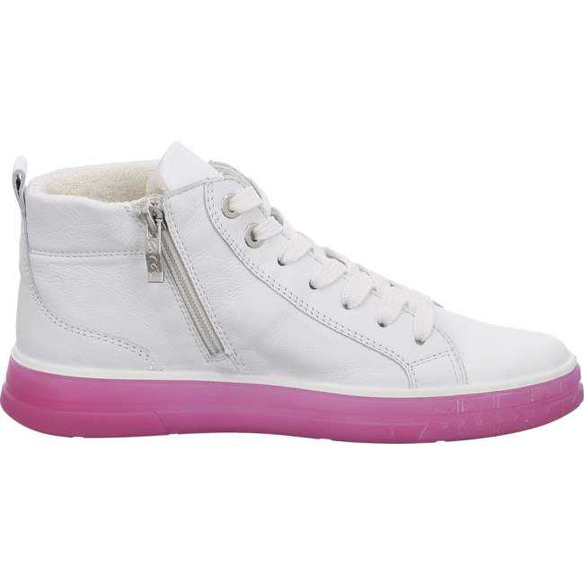 Basket Ara Frisco Blanche Femme | XQY-6361060