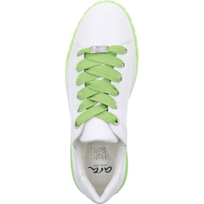 Basket Ara Frisco Blanche Femme | ZKT-9667802