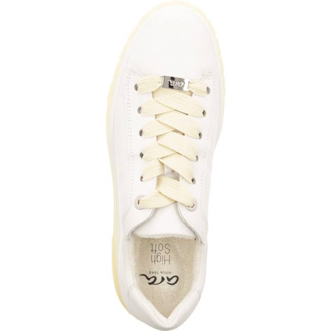 Basket Ara Frisco Sole Blanche Femme | CLH-2485062