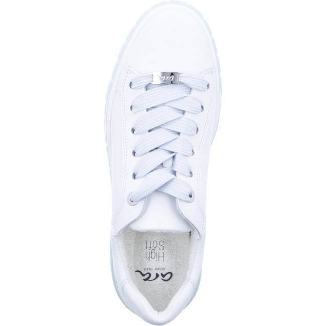 Basket Ara Frisco Aqua Blanche Femme | KGW-6704755