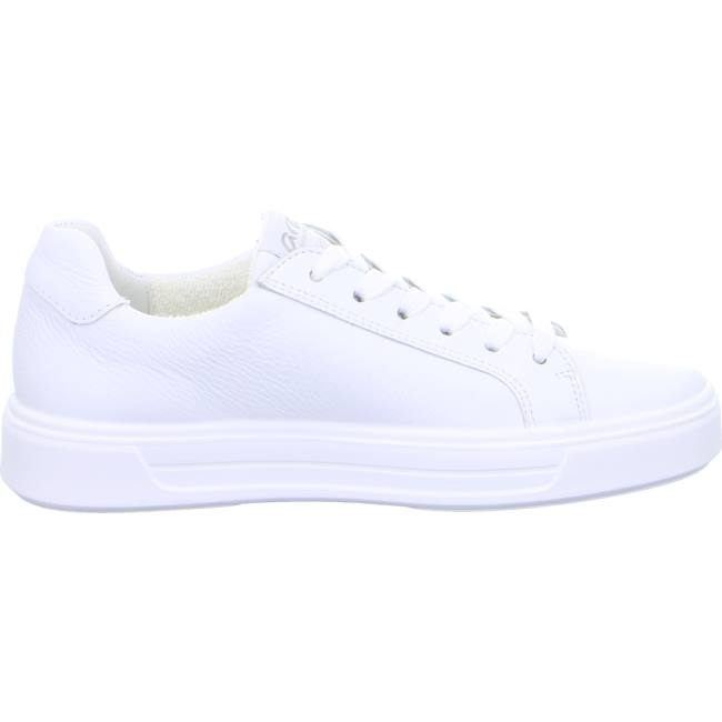 Basket Ara Courtyard Blanche Femme | AUU-0536842