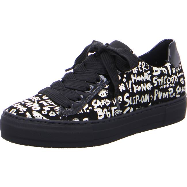 Basket Ara Courtyard Noir Femme | HKR-3370204