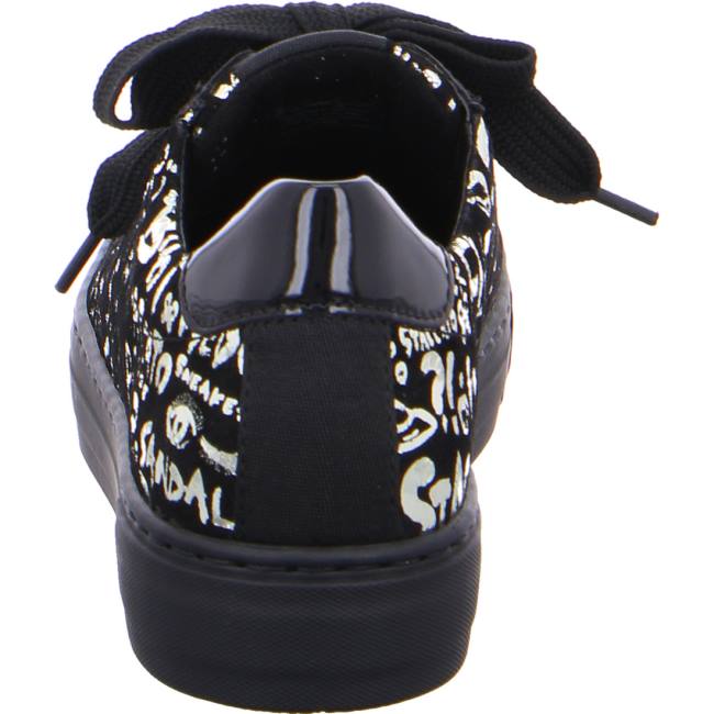 Basket Ara Courtyard Noir Femme | HKR-3370204