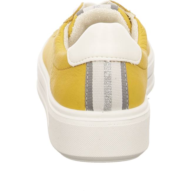 Basket Ara Courtyard Jaune Femme | GZX-5268091