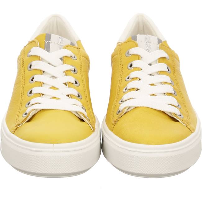 Basket Ara Courtyard Jaune Femme | GZX-5268091