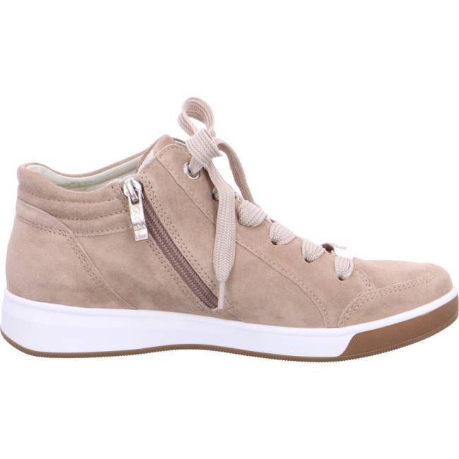 Basket Ara Ankle Rom Beige Femme | LQV-3223652