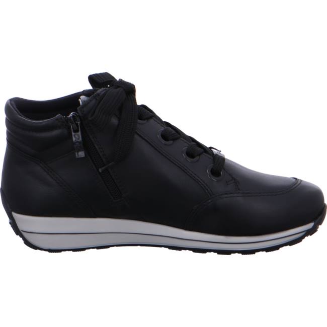 Basket Ara Ankle Osaka Noir Femme | UDN-3771519