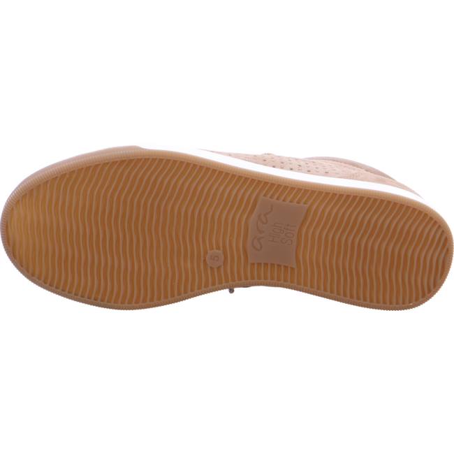 Basket Ara Ankle Rom Beige Femme | LQV-3223652